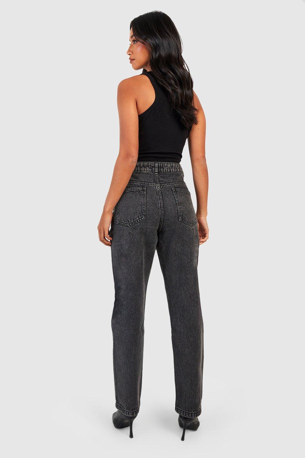 Dark grey cheap petite jeans